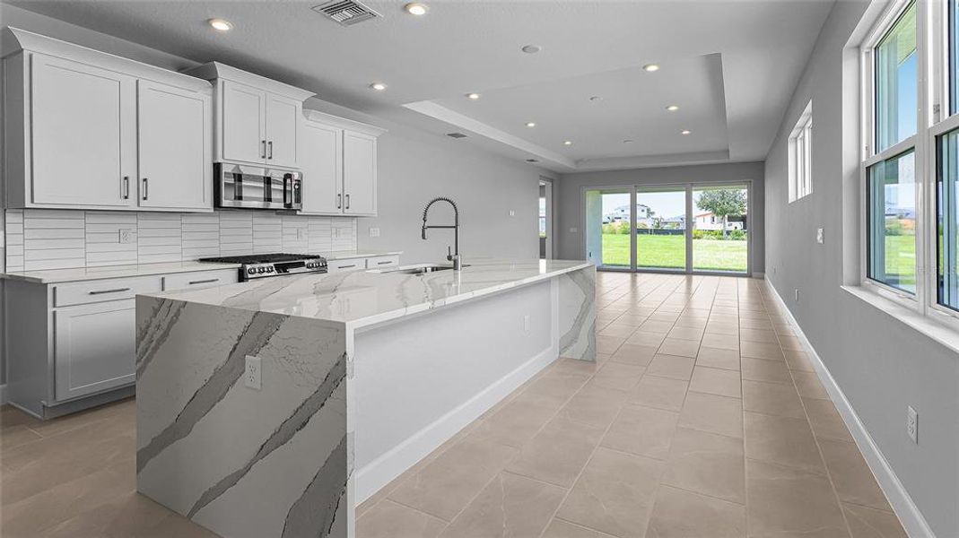 Furnished interior view inside a new home in Cresswind at Lake Harris, Tavares (Image 8).