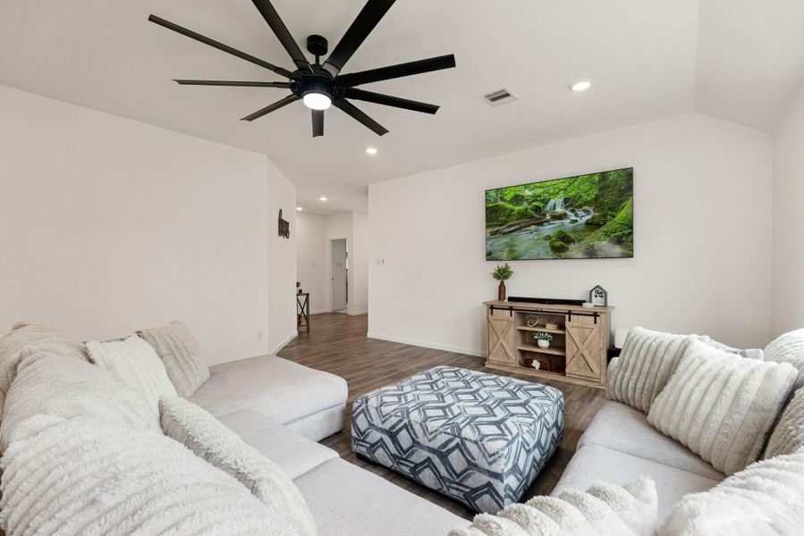 Furnished interior view inside a new home in , League City (Image 25).