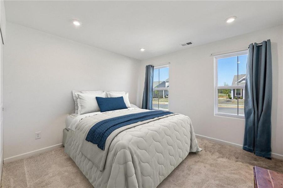 Furnished interior view inside a new home in , Euharlee (Image 12).