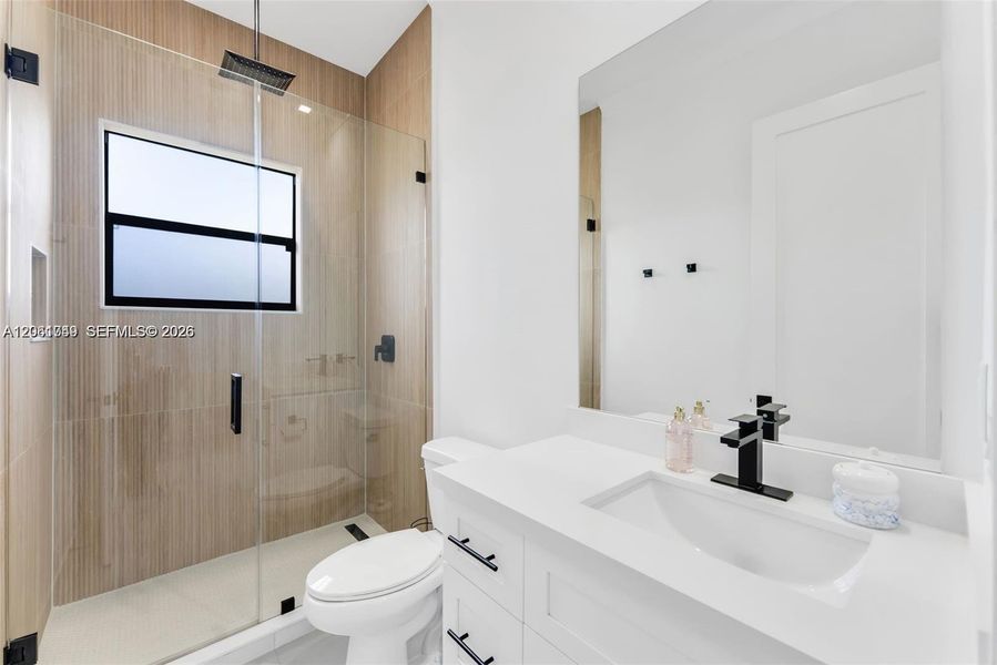 Furnished interior view inside a new home in , Miami (Image 8).