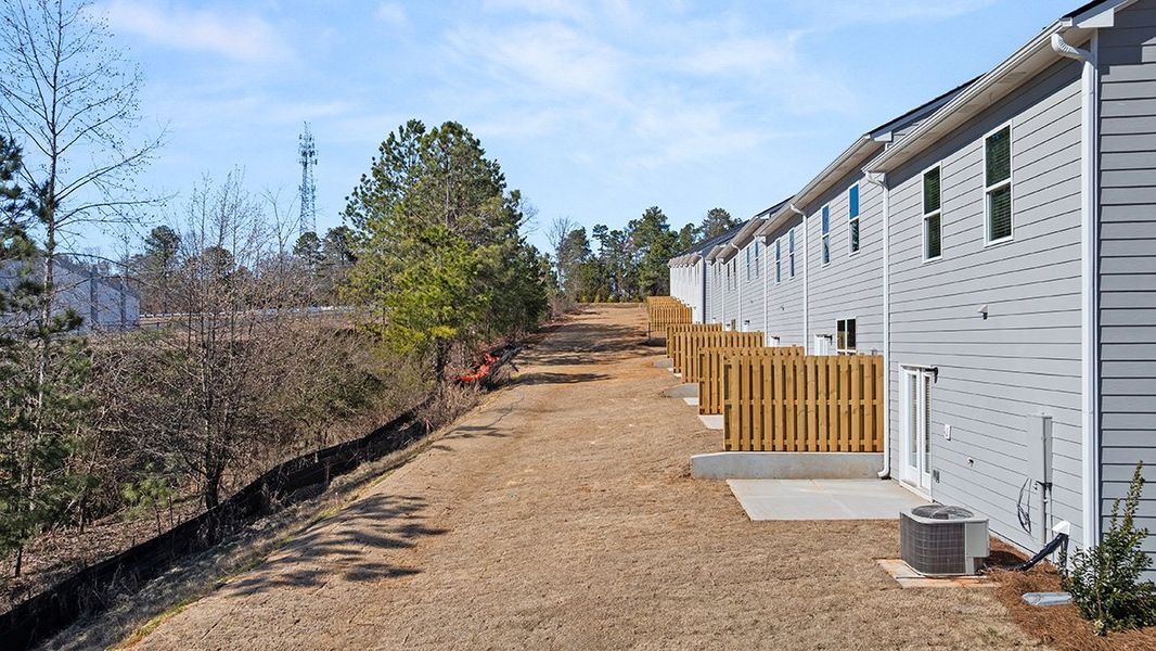 Exterior details and patio area of a home in Hughes Court, Dawsonville (Image 18). Exterior details and patio area of a home in Hughes Court, Dawsonville (Image 18).