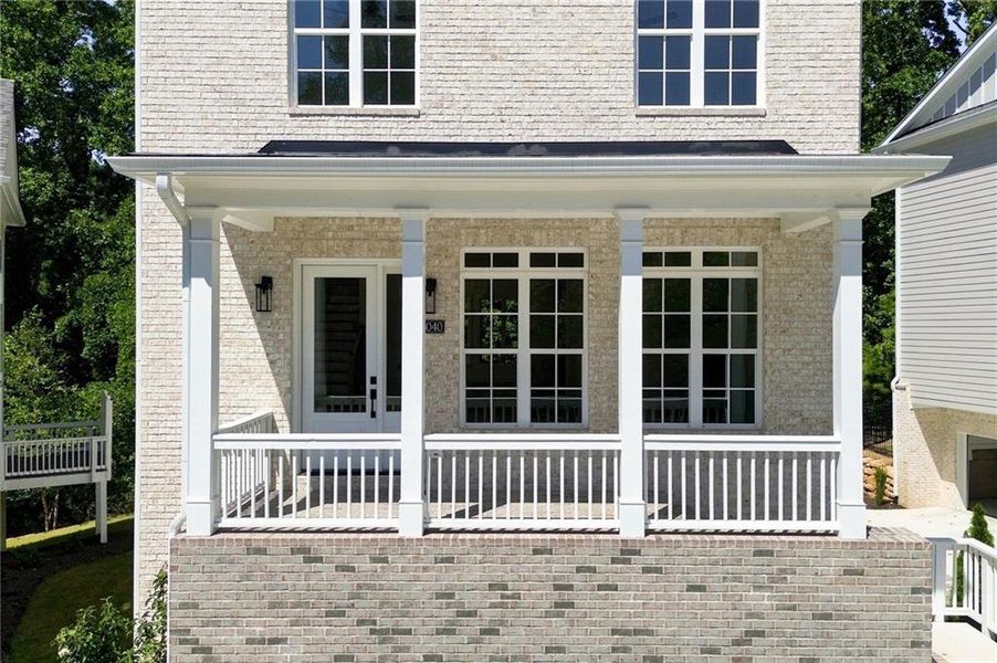 Exterior details and patio area of a home in Parkside Roswell, Roswell (Image 24).