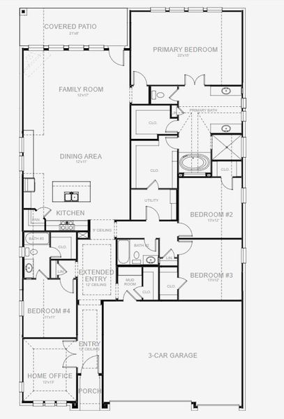 Image 32 representing the 2776W by Perry Homes in 6 Creeks 60', Kyle, TX. Image 32 representing the 2776W by Perry Homes in 6 Creeks 60', Kyle, TX.