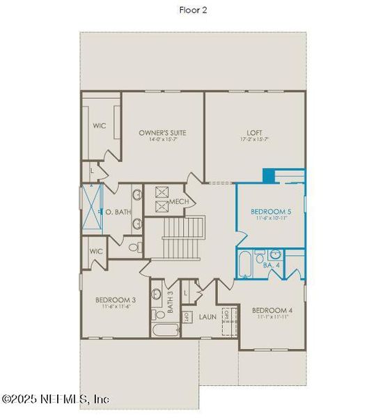 2D floor plan layout of this home in The Preserve at Bannon Lakes, St. Augustine, FL (Image 3). 2D floor plan layout of this home in The Preserve at Bannon Lakes, St. Augustine, FL (Image 3).