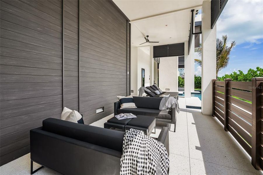 Exterior details and patio area of a home in , Bradenton Beach (Image 27).