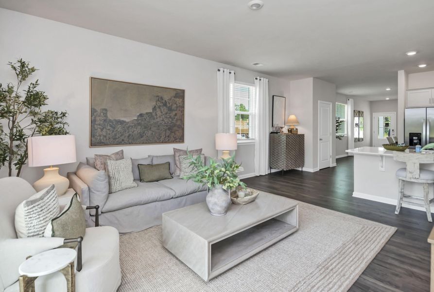 Furnished interior view inside a new home in Mulberry Landing, Orangeburg (Image 29).