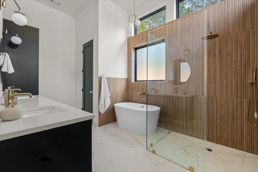 Furnished interior view inside a new home in , Austin (Image 13). Furnished interior view inside a new home in , Austin (Image 13).