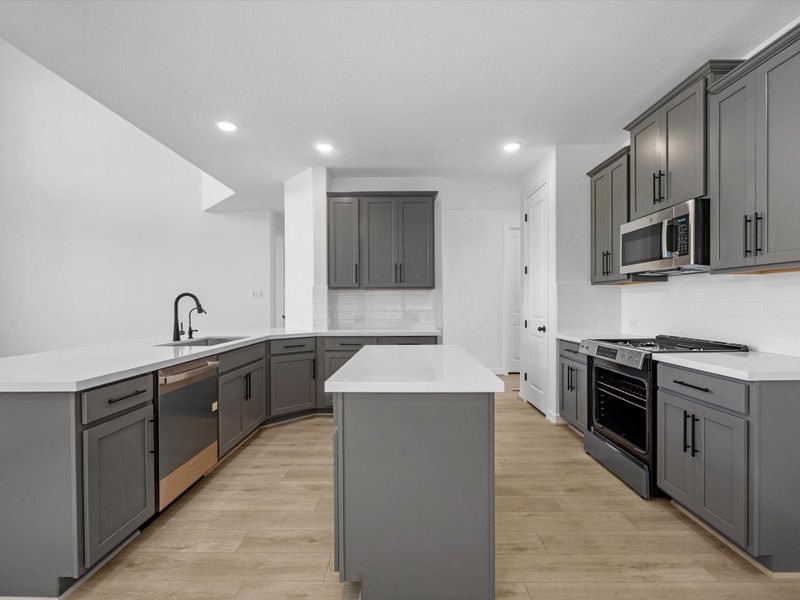 Furnished interior view inside a new home in Brookewater, Rosenberg (Image 5).