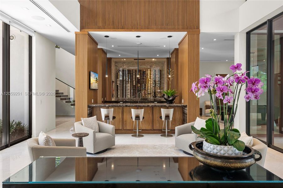 Furnished interior view inside a new home in , Coral Gables (Image 6).