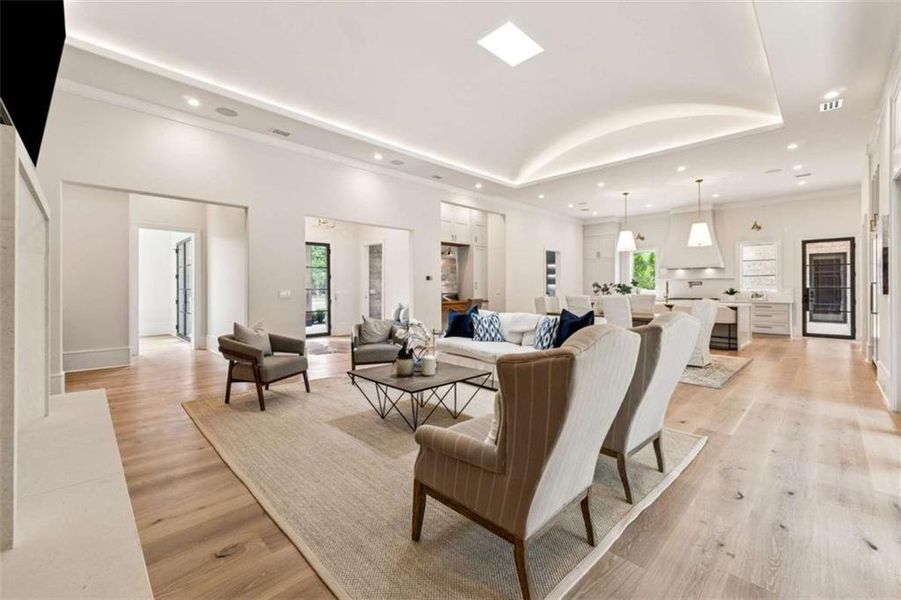 Furnished interior view inside a new home in , Cumming (Image 7). Furnished interior view inside a new home in , Cumming (Image 7).