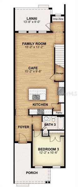 floor plan first story