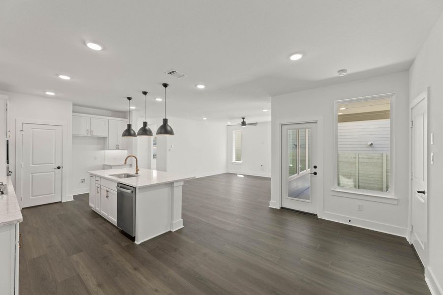 Furnished interior view inside a new home in The Retreat at Harvest, Argyle (Image 12).