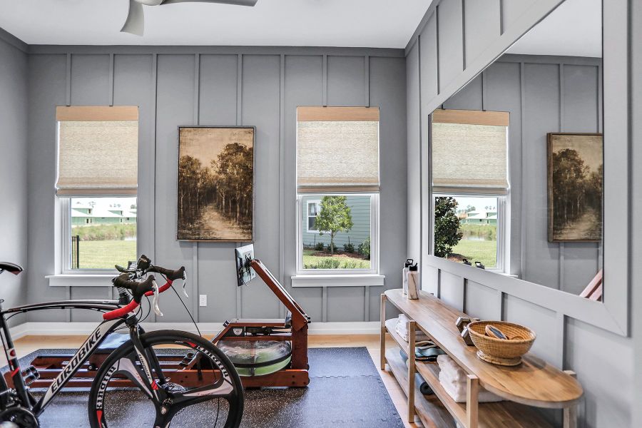 Representative furnished interior of a home built from the Lola - Hidden Creek by MasterCraft Builder Group in SilverLeaf, St. Augustine (Image 15).