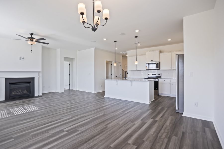 Spacious, unfurnished interior of a new home in Providence Station at Trolley Run, Aiken (Image 28). Spacious, unfurnished interior of a new home in Providence Station at Trolley Run, Aiken (Image 28).