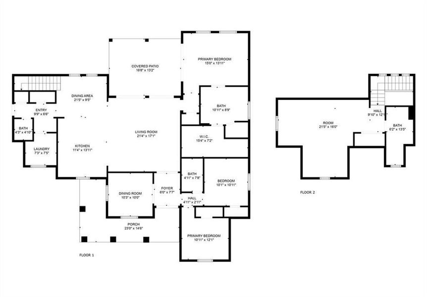 2D floor plan layout of this home in , Gainesville, GA (Image 4).
