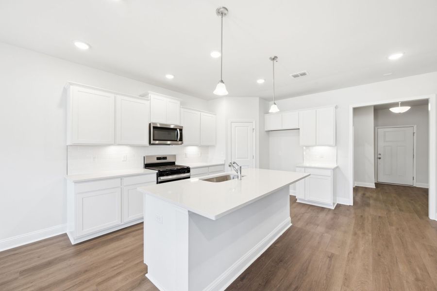 Furnished interior view inside a new home in Carriage Estates, Lexington (Image 9).