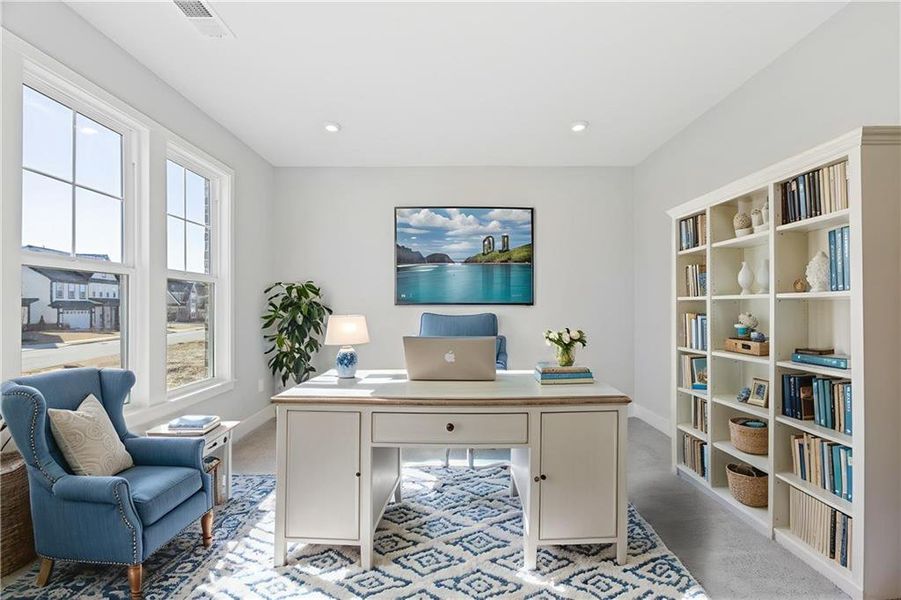 Furnished interior view inside a new home in , Hoschton (Image 27).