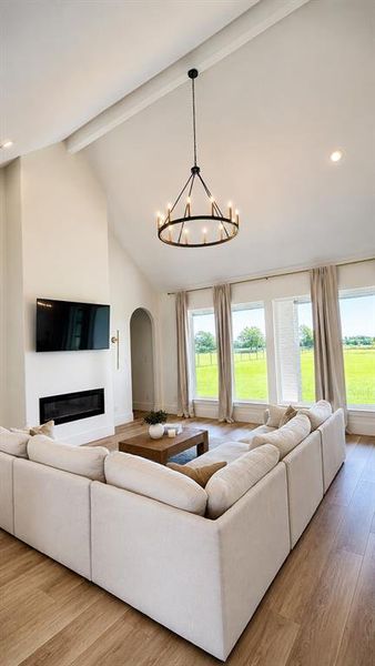 Furnished interior view inside a new home in , Whitesboro (Image 12).