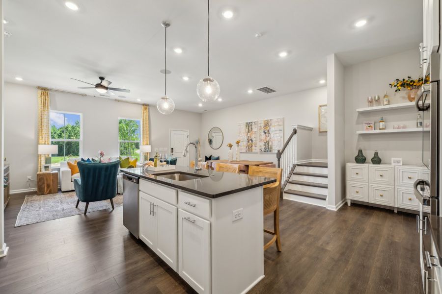 Furnished interior view inside a new home in Ridge at Sugar Creek, Indian Land (Image 11).