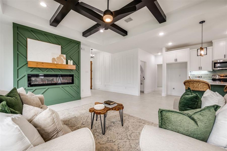 Furnished interior view inside a new home in , Boyd (Image 5).