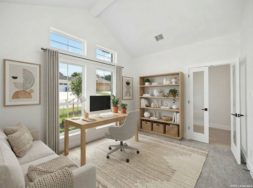 Furnished interior view inside a new home in , Kerrville (Image 8). Furnished interior view inside a new home in , Kerrville (Image 8).