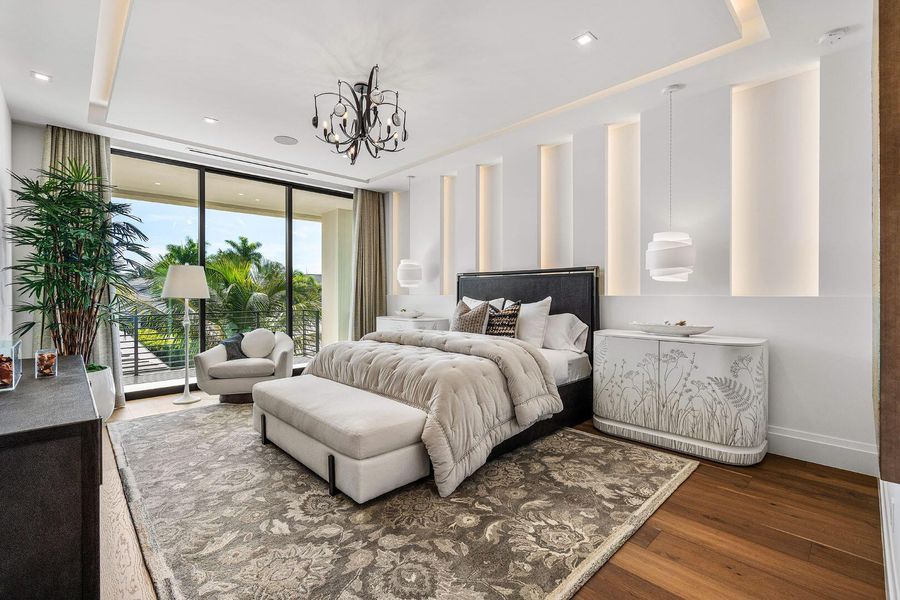 Furnished interior view inside a new home in , Boca Raton (Image 62).