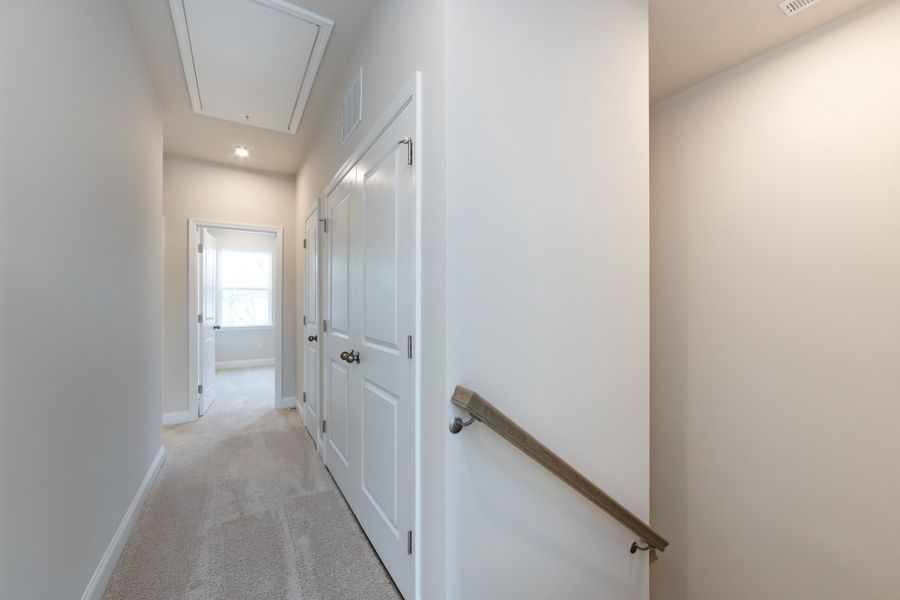 Spacious, unfurnished interior of a new home in Archer Row, Charlotte (Image 36). Spacious, unfurnished interior of a new home in Archer Row, Charlotte (Image 36).