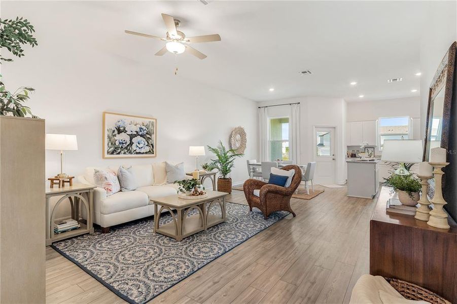 Furnished interior view inside a new home in Sol Vista, Dundee (Image 13).