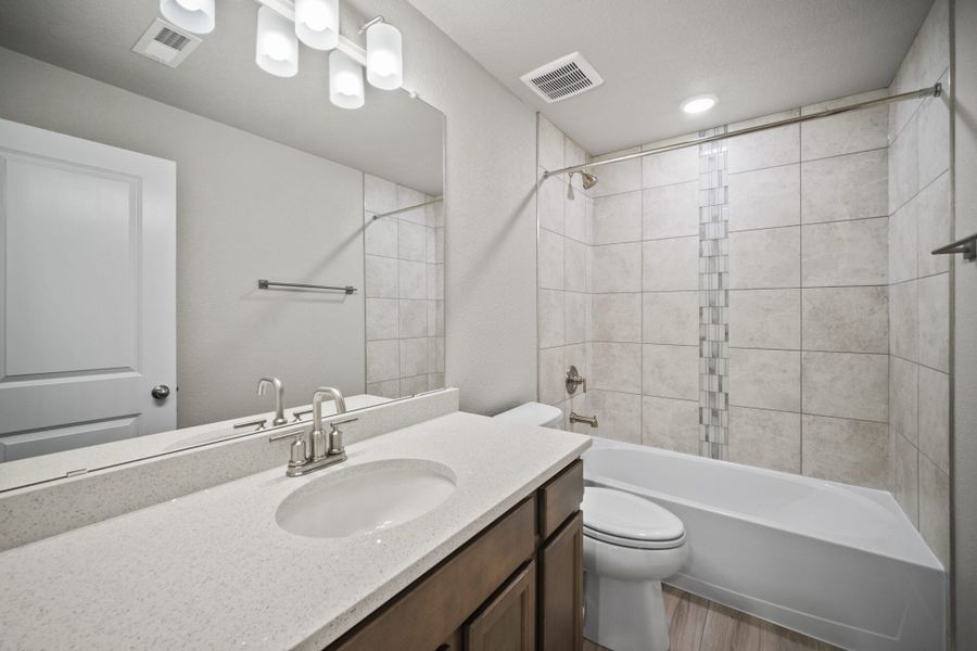 Representative furnished interior of a home built from the Lilac by View Homes in Aspen Ranch, Fountain (Image 14).