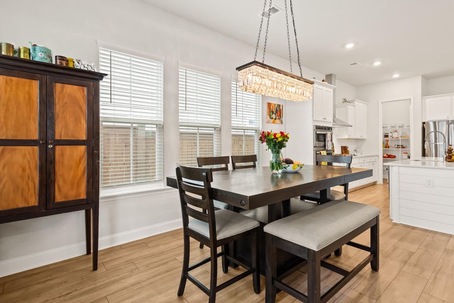 Furnished interior view inside a new home in Sweetgrass at Summers Corner, Summerville (Image 9).