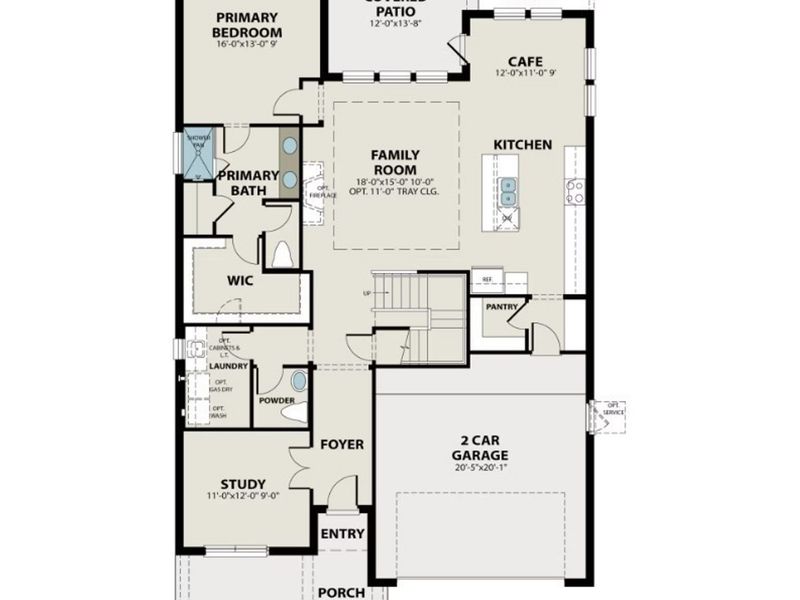 2D floor plan layout of this home in Mercer Meadows, Royse City, TX (Image 2). 2D floor plan layout of this home in Mercer Meadows, Royse City, TX (Image 2).