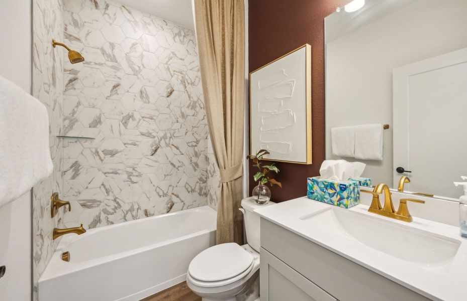Furnished interior view inside a new home in Rosemary Fields, Godley (Image 6).