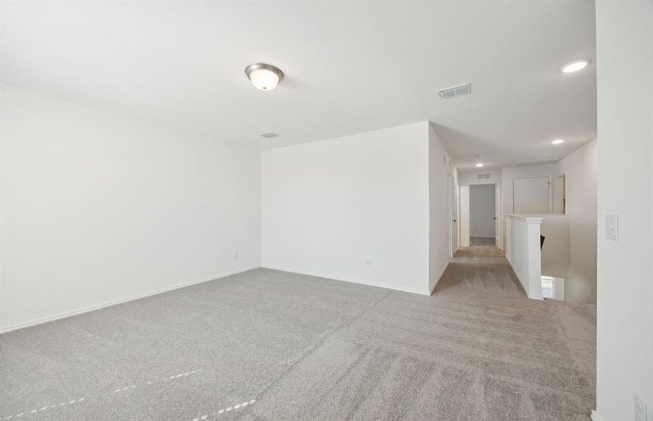 Game room on second level Game room on second level