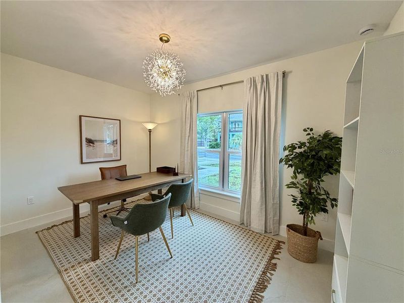Furnished interior view inside a new home in , Venice (Image 7). Furnished interior view inside a new home in , Venice (Image 7).