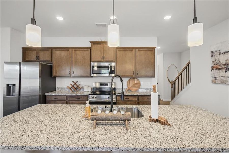 Furnished interior view inside a new home in , Cartersville (Image 9).