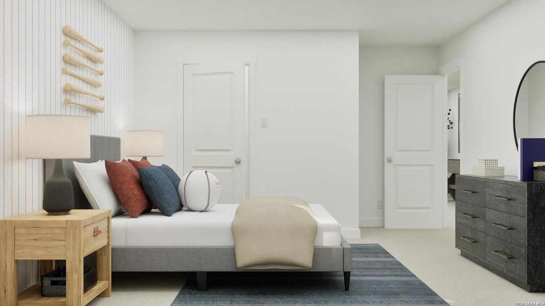 Furnished interior view inside a new home in Brookmill, San Antonio (Image 15).