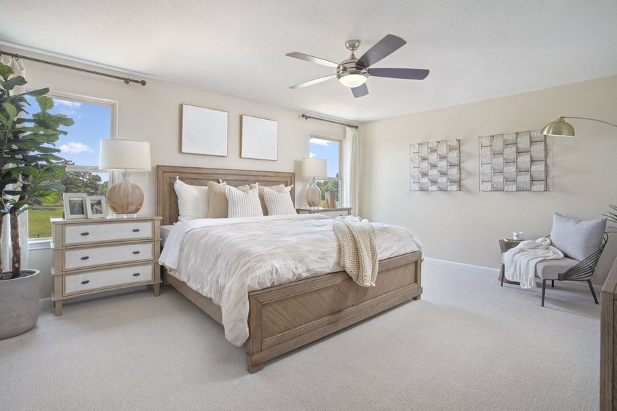 Representative furnished interior of a home built from the 2245 by KB Home in Serenada, Brookshire (Image 5).