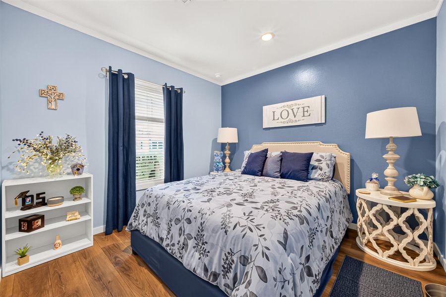 Furnished interior view inside a new home in , Willis (Image 12).