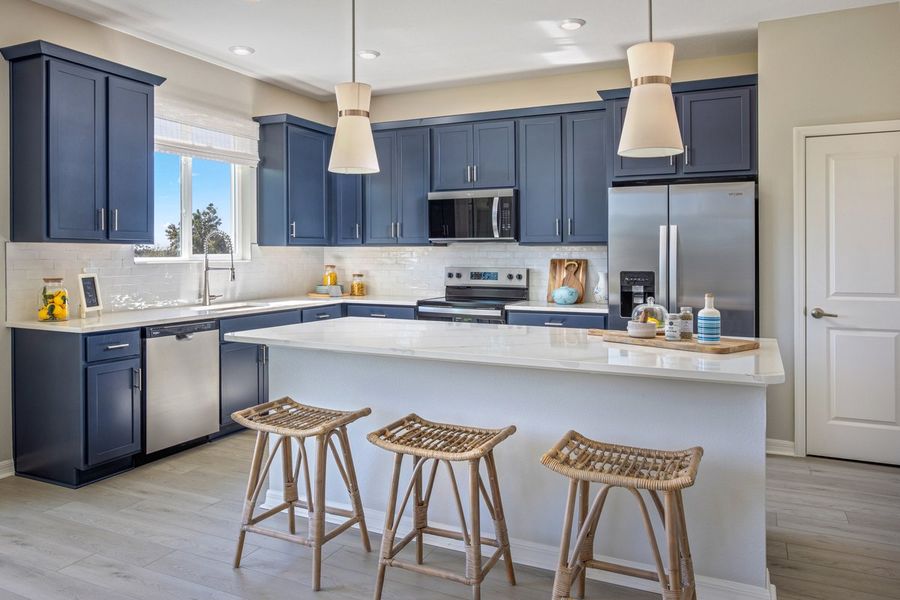 Representative furnished interior of a home built from the 2566 Modeled by KB Home in Chapel Manor II, Zephyrhills (Image 6). Representative furnished interior of a home built from the 2566 Modeled by KB Home in Chapel Manor II, Zephyrhills (Image 6).