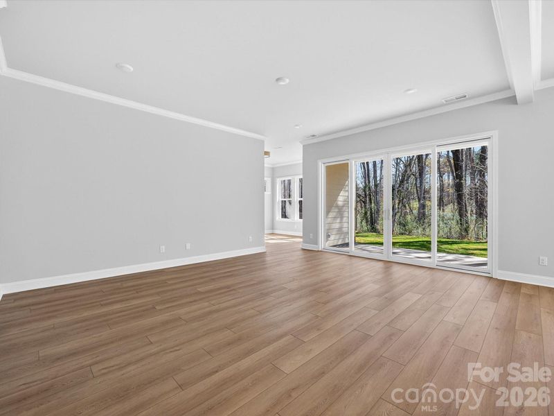 Spacious, unfurnished interior of a new home in North Creek Village, Huntersville (Image 31).
