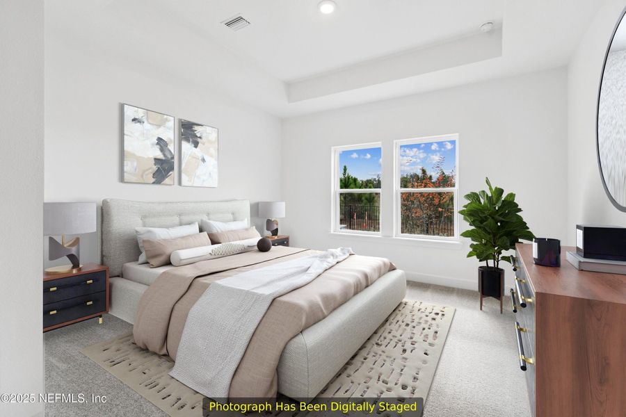 Furnished interior view inside a new home in Evergreen Island at Silverleaf - Classic, St. Augustine (Image 9).