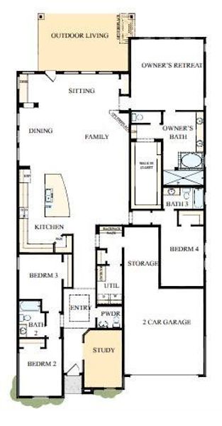 The success of a floor plan is the way you can move through it…You’ll be amazed at how well this home lives…We call it traffic patterns.