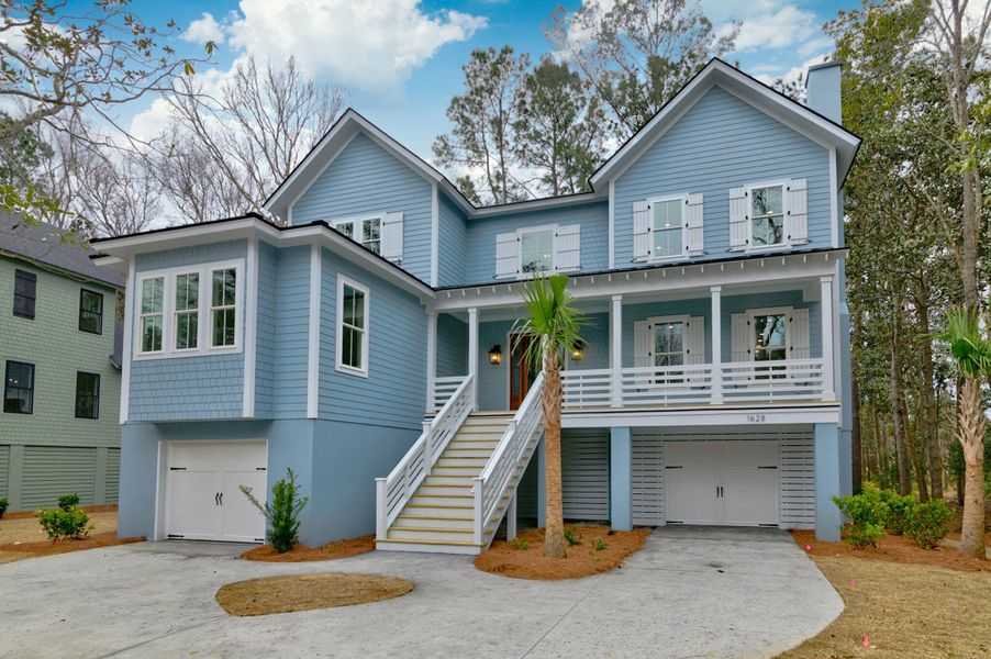 Front exterior of a new home in , Johns Island, SC, highlighting curb appeal (Image 31). Front exterior of a new home in , Johns Island, SC, highlighting curb appeal (Image 31).