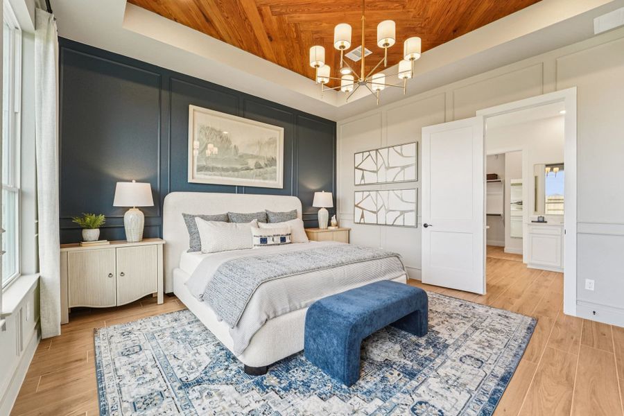 Furnished interior view inside a new home in Wildrye, Waller (Image 43).