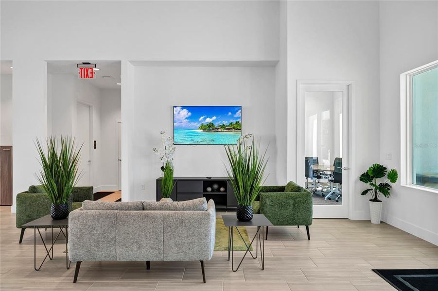 Furnished interior view inside a new home in , Davenport (Image 27).