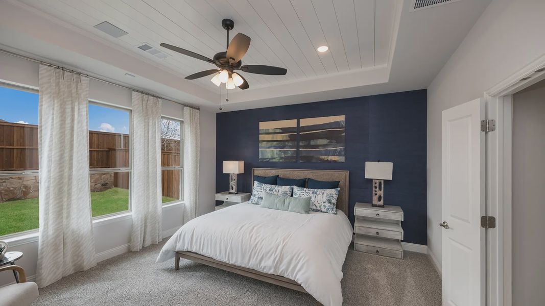 Furnished interior view inside a new home in Las Lomas, Forney (Image 28).