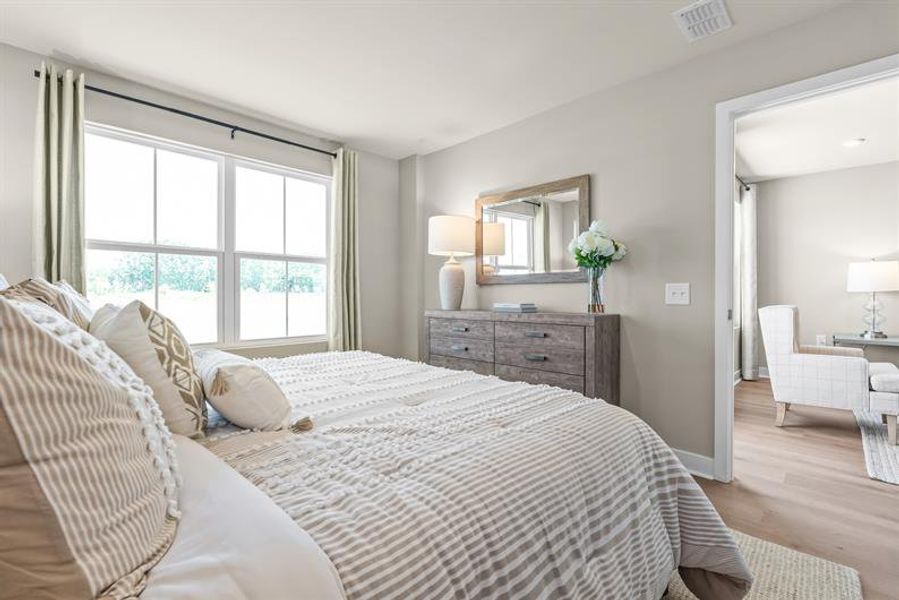 Representative furnished interior of a home built from the NEW - Dunmore by Ryan Homes in Middle Creek Village, Bolivia (Image 25).