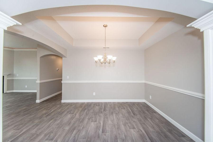 Representative unfurnished interior of a home built from the Beaumont by Enchanted Homes in Guadalupe Heights, Seguin (Image 36).