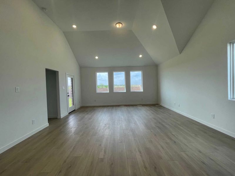 Open Living-Dining Room Construction Progress Open Living-Dining Room Construction Progress