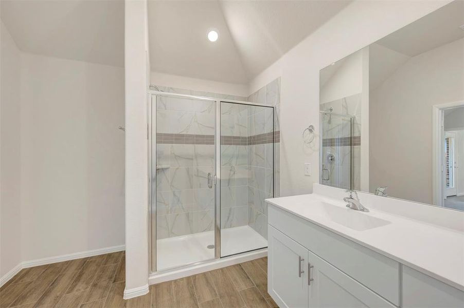 Furnished interior view inside a new home in The Preserve, Justin (Image 9).